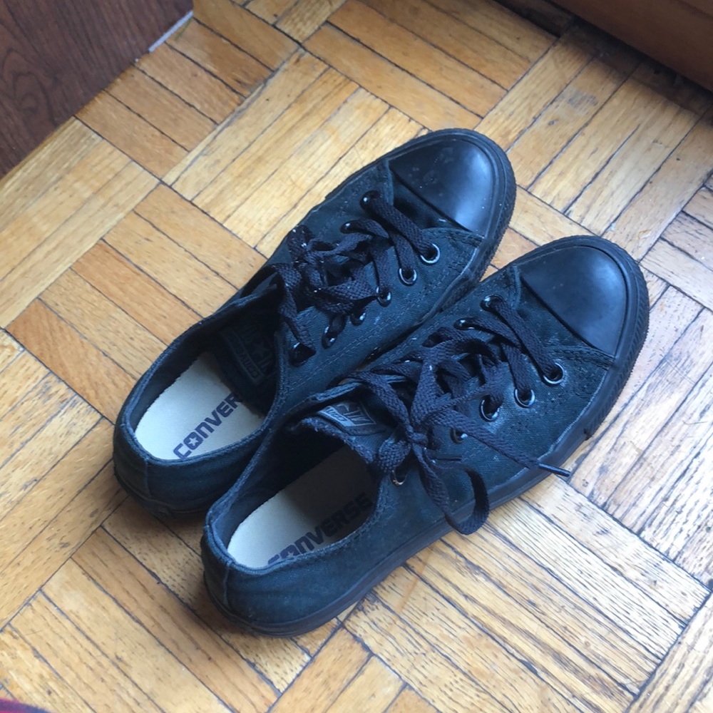 All black converse